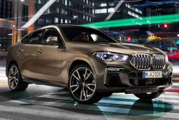 2022 BMW X6 Front Right Side in Brown